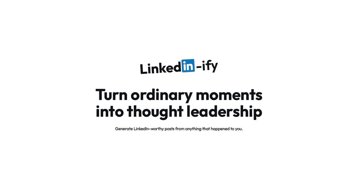 Building LinkedIn-ify: A Satirical AI Post Generator